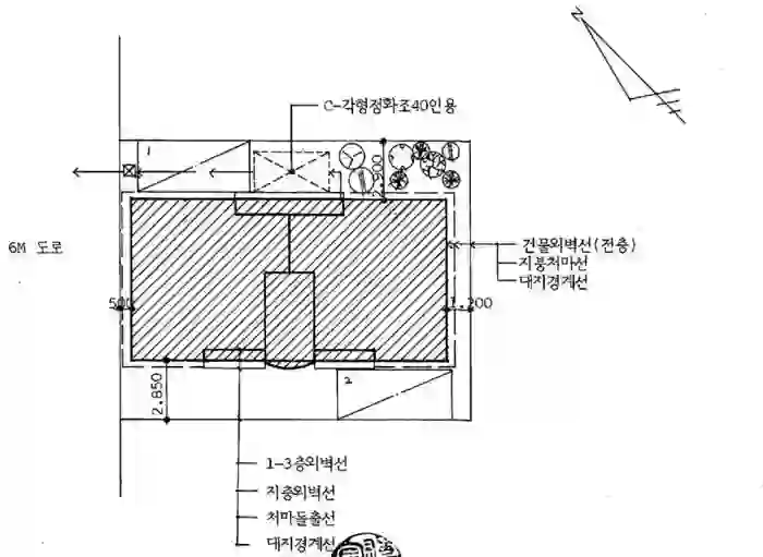 유성빌라 배치도 이미지